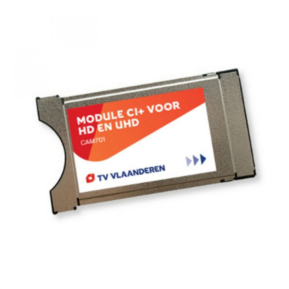 M7 CAM701 CI+ TV Vlaanderen module incl. kaart