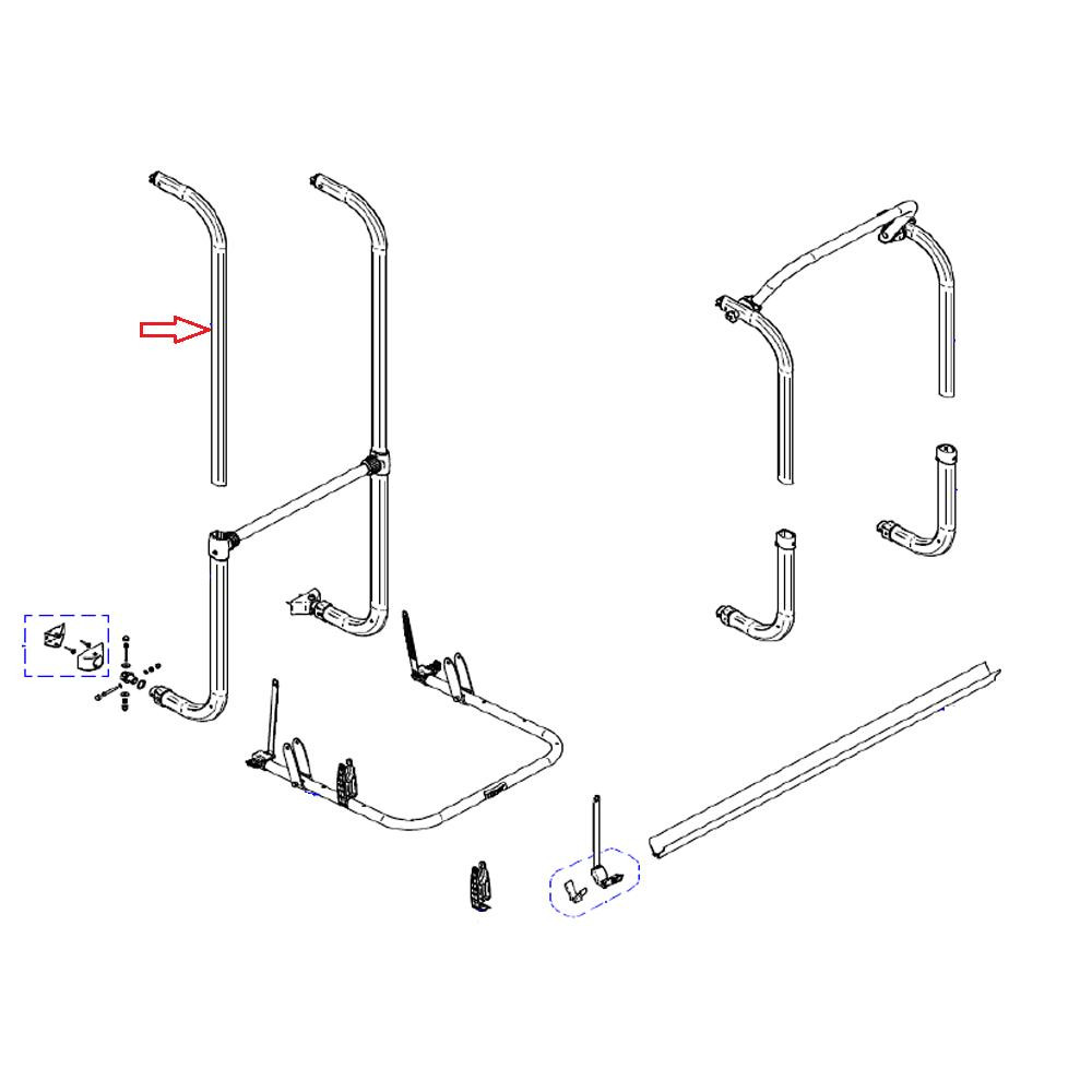 Thule Elite G2 Bovenarm zwart