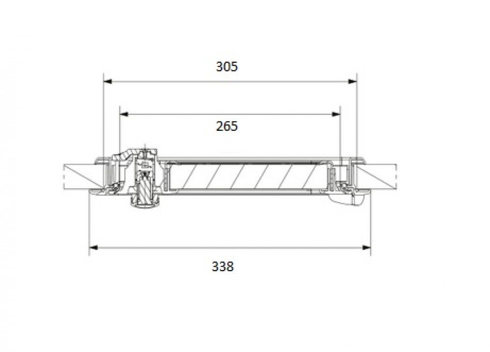 Dometic Serviceluik SK4 37.5x30.5cm Wit
