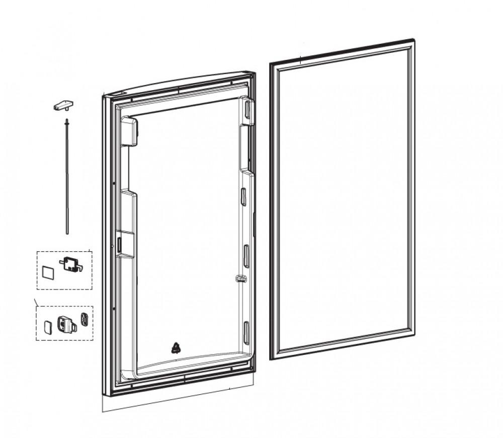 Dometic Door complete service 525x758 RMS8550