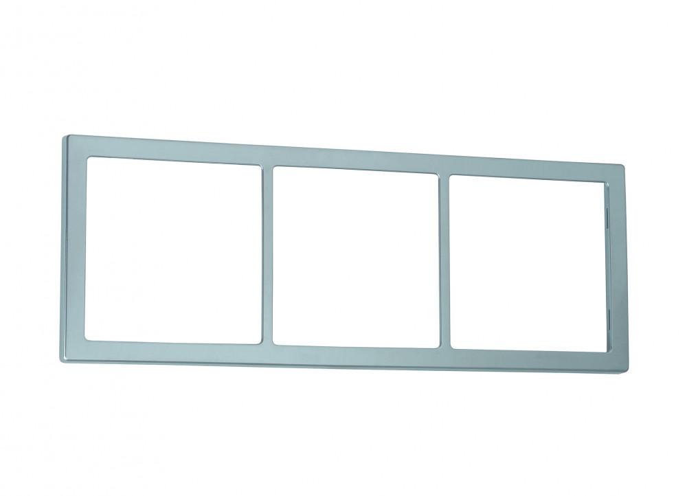 Presto Afdekraam 3-Vaks S-20.000 Chroom Mat