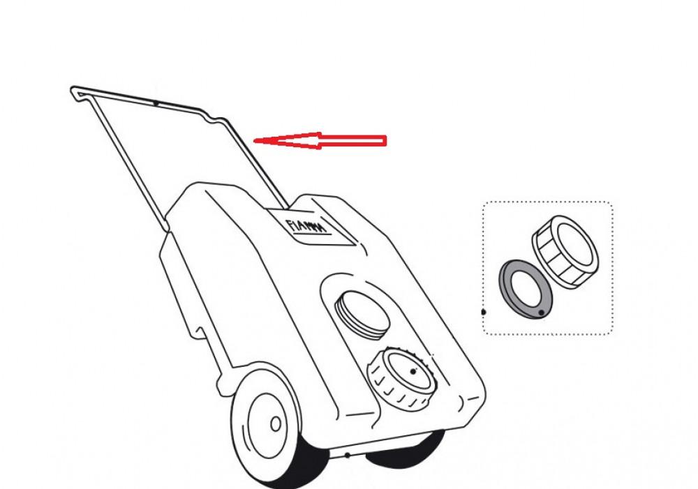 Handle roll Tank 23  98669-017
