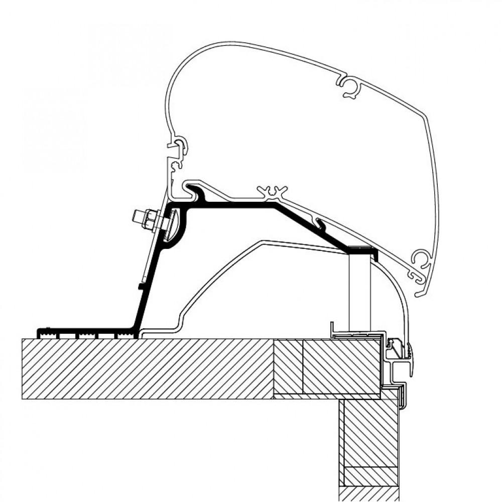 Thule Hobby Caravan Roof Adapter >2014