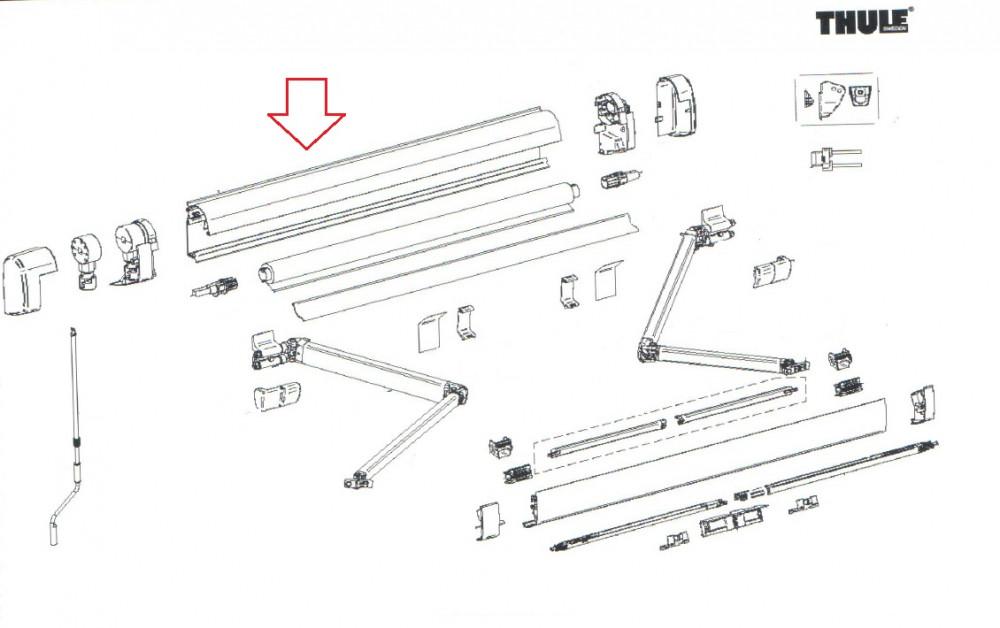 Thule Main Housing 5200 4.00 Wit