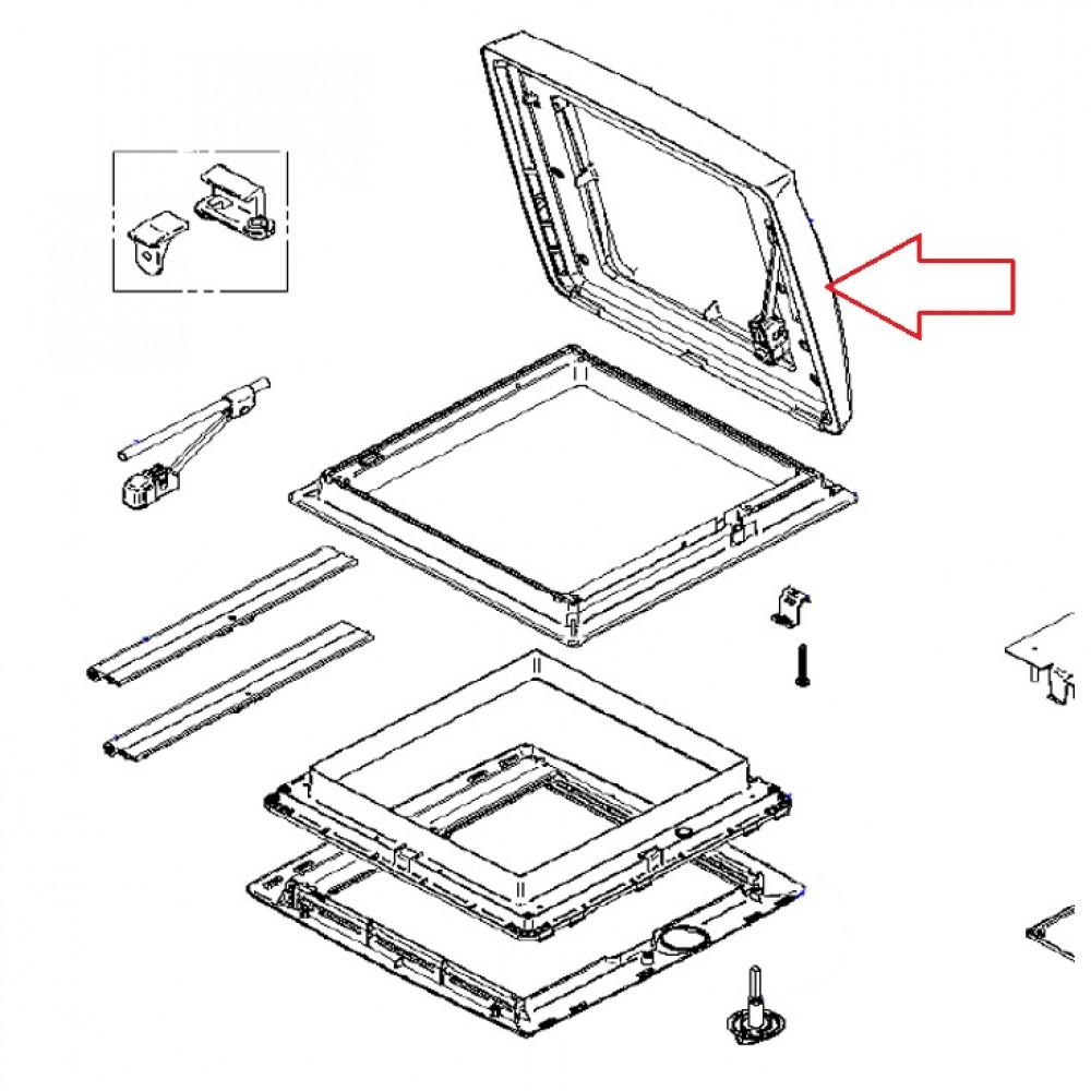 Thule Vent Dakluikkap Melkglas