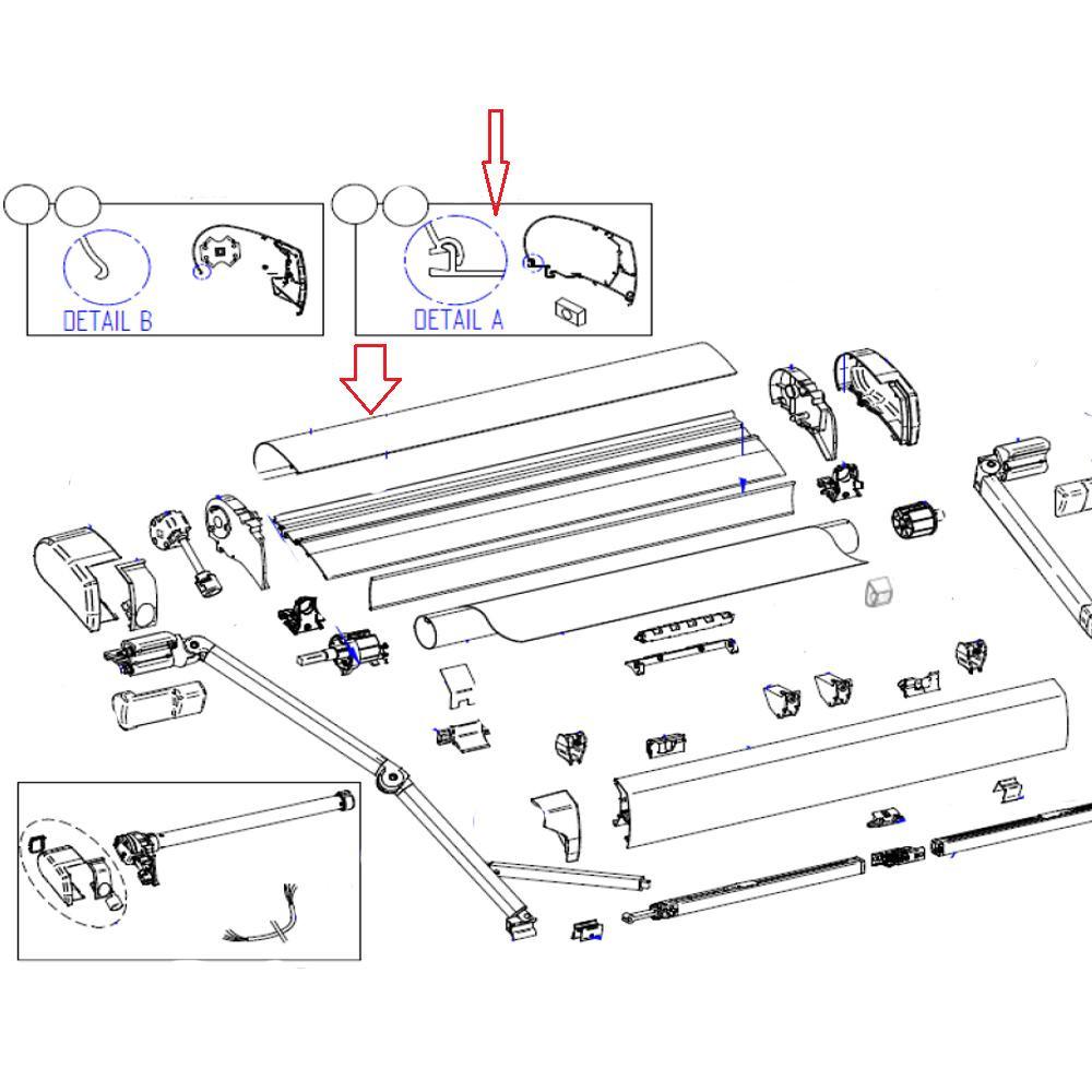Thule 9200 Cover Housing 450m wit V2