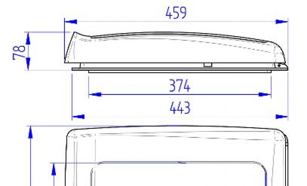 Thule Vent 12V Doorschijnend