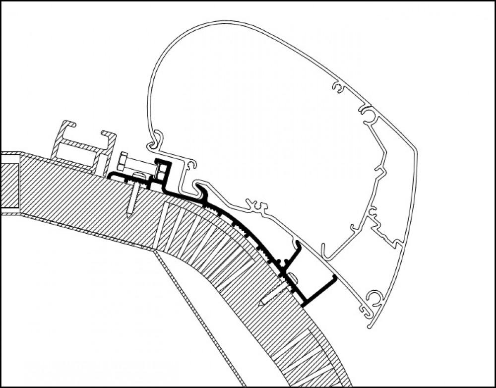 Thule Carthago C-Line Adapter >2014 550