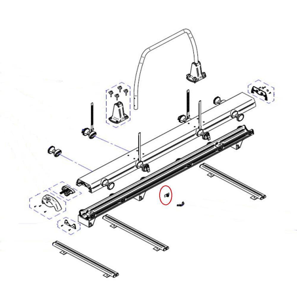 Thule VeloSlide Wheel Assembly