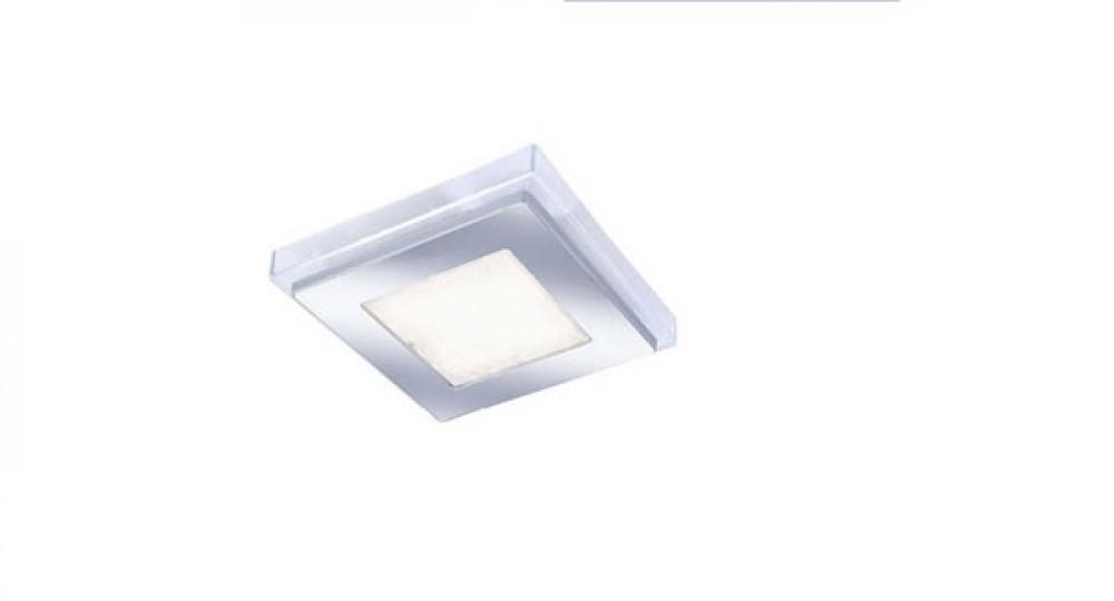 Opbouwspot Square 90 1,3W 6 LED's chroom