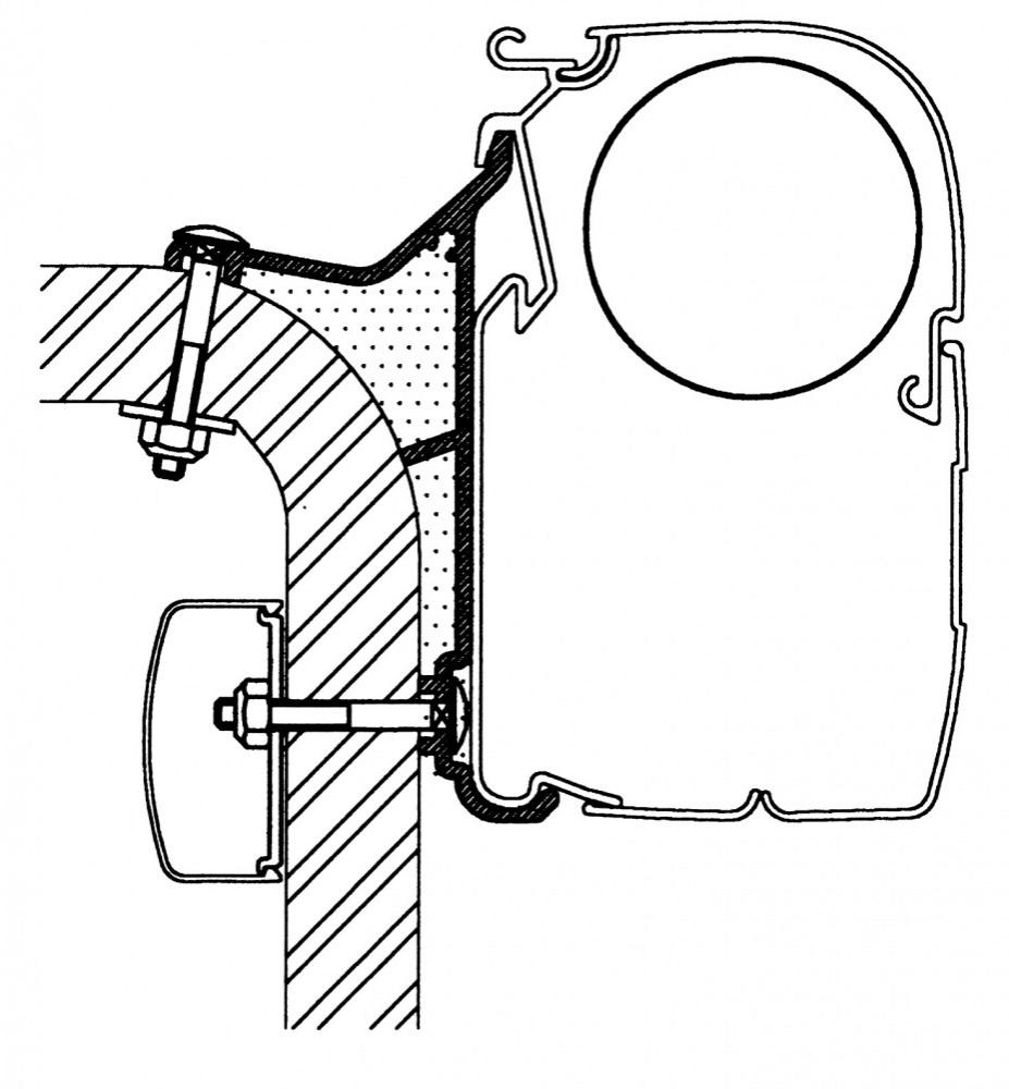 Thule Hymer B2/Van Adapter 300