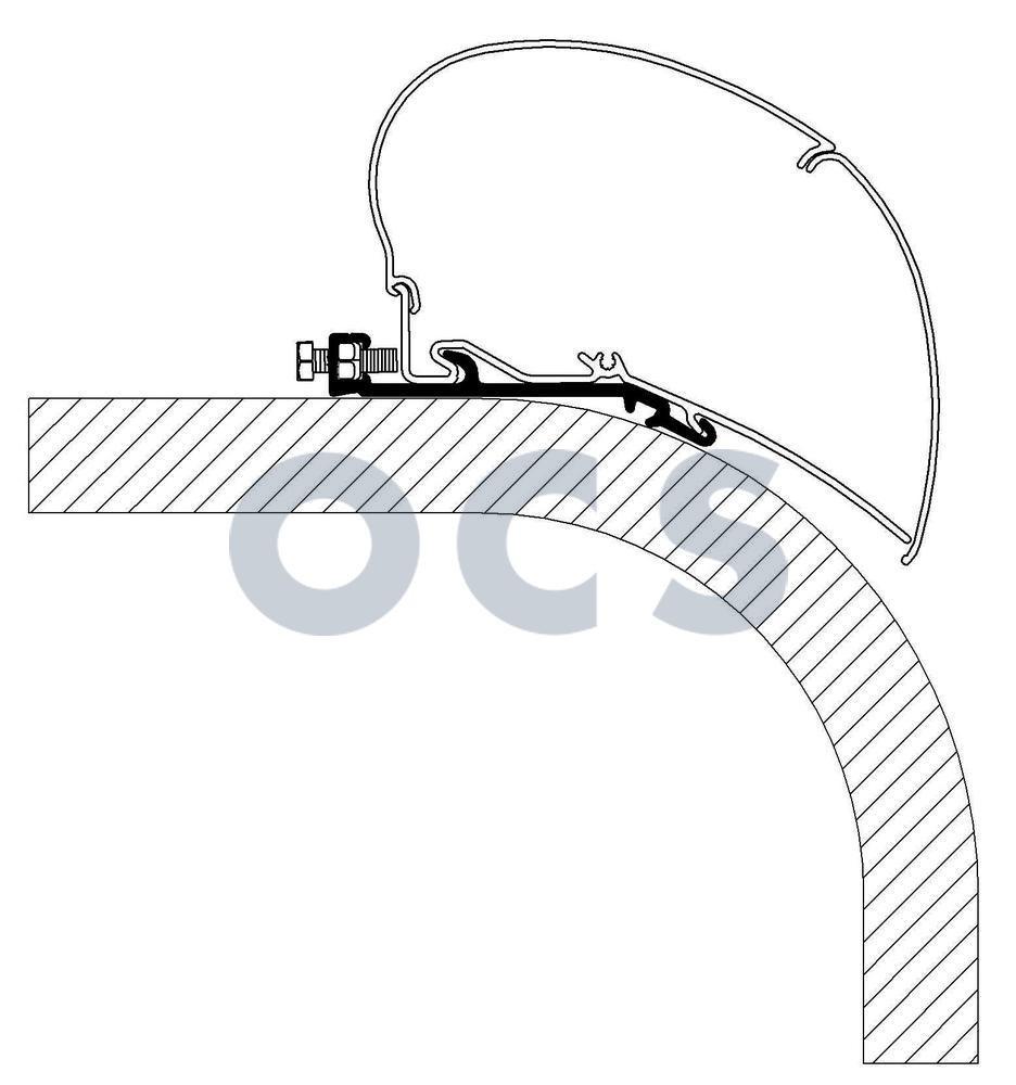 Thule Flat Roof Adapter 600