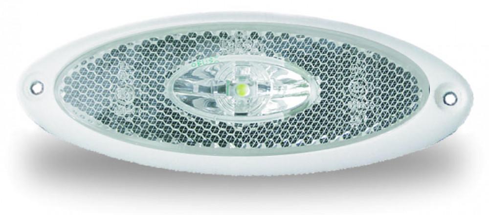 Jokon Breedtelicht LED PLR2010 met Reflector Ovaal Opbouw Wit Wit Frame