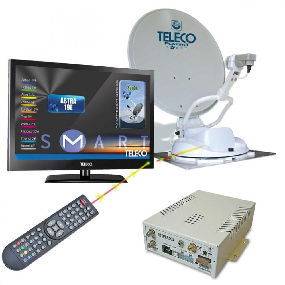 Teleco Flatsat Skew Elegance Smart 85+19 Inch TV