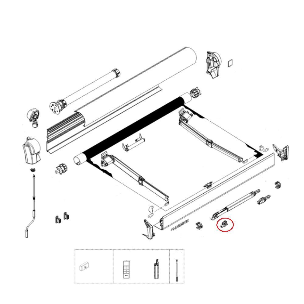 Dometic Voetje Staander PW 1500/3800