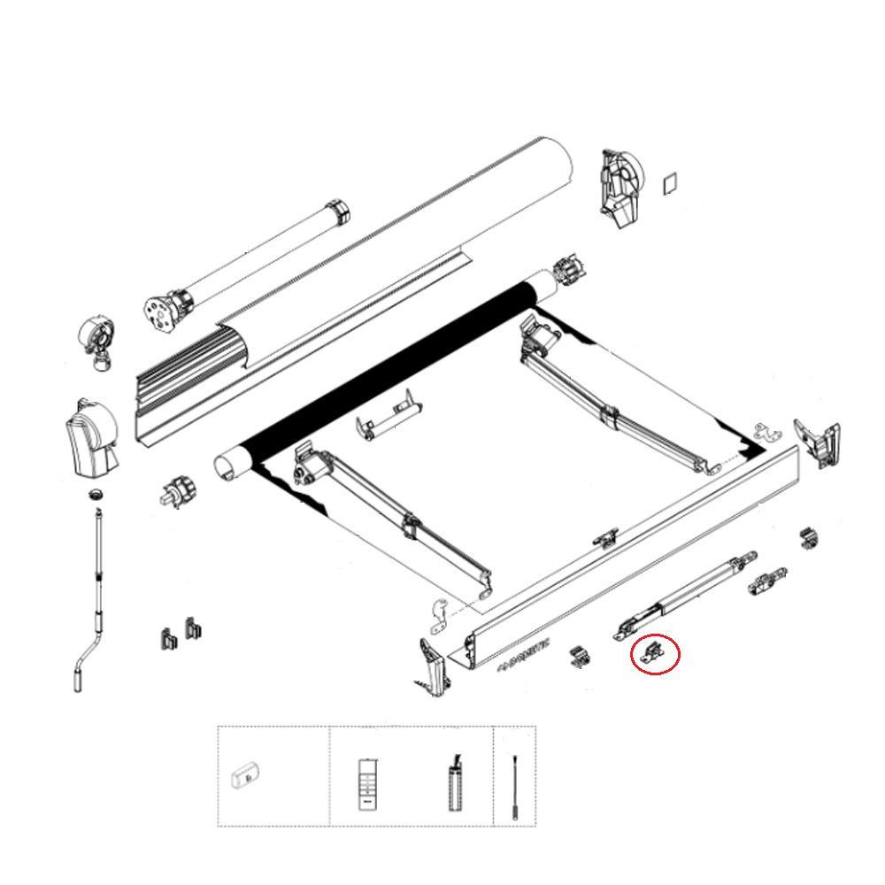 Dometic Voetje Staander PW1500/3800