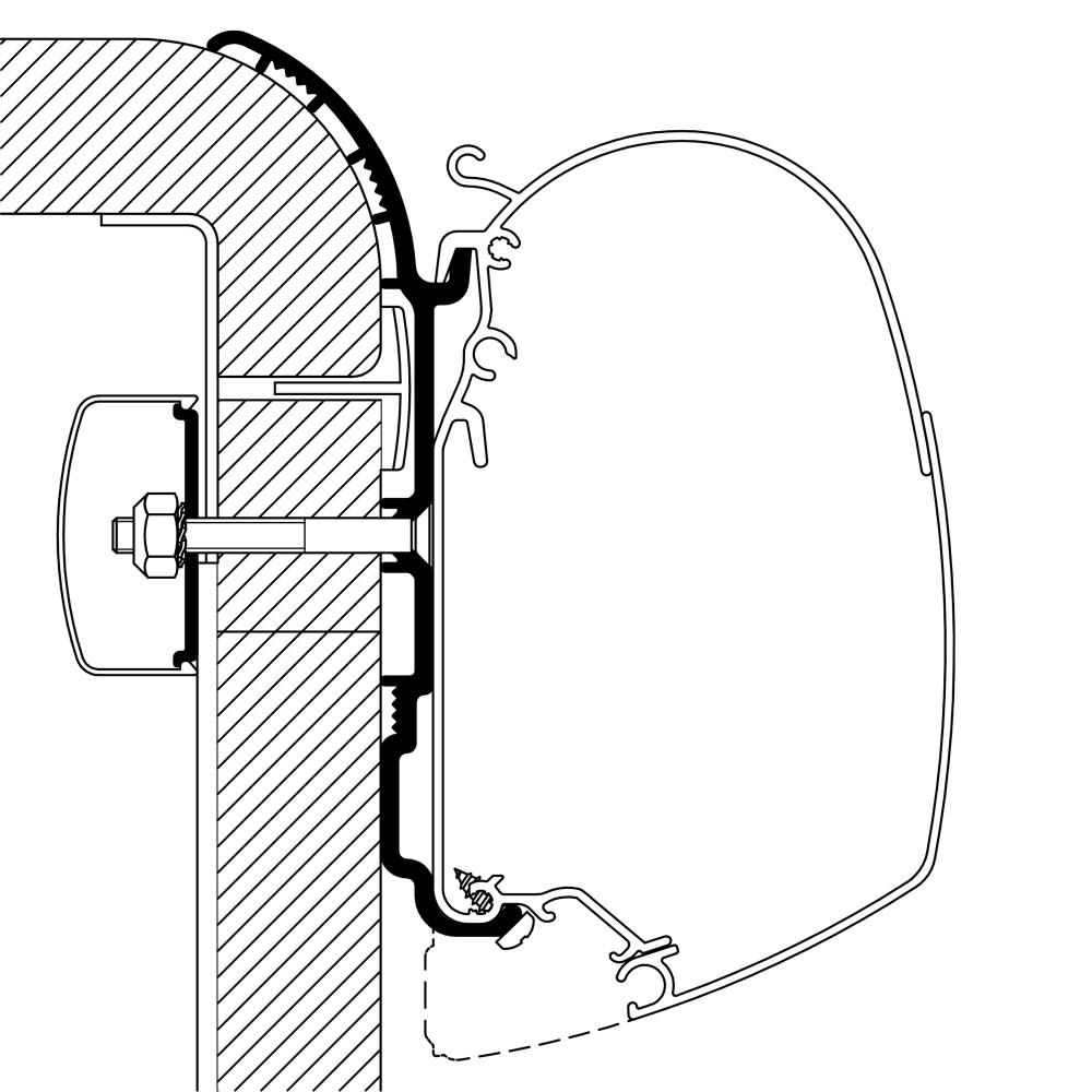 Thule Bürstner Adapter 450