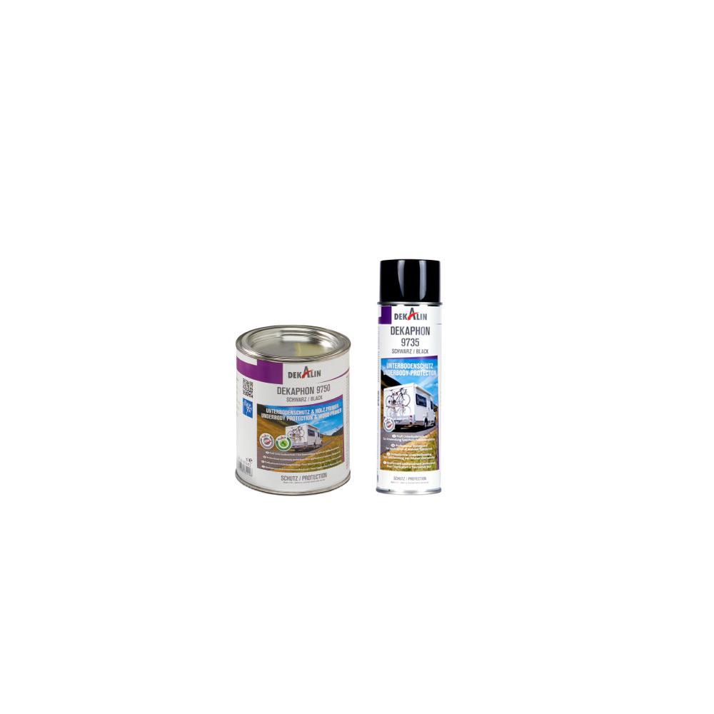 Dekaphon 9735 Spuitbus 500ml Zwart à 12 st.
