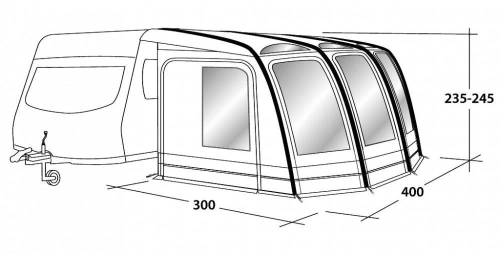 Mirage 400SA Caravanvoortent