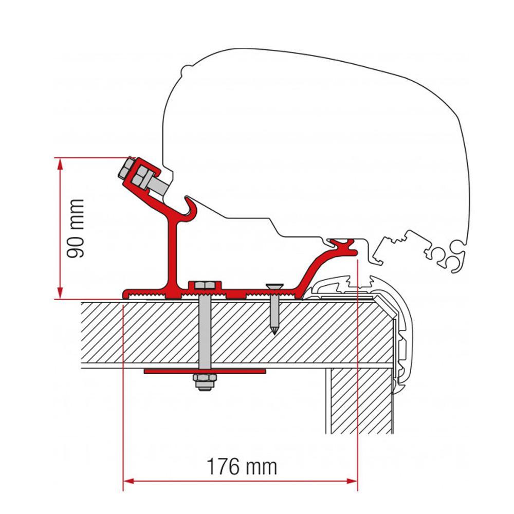 Fiamma Carthago Malibu Adapter 340 F65/F80