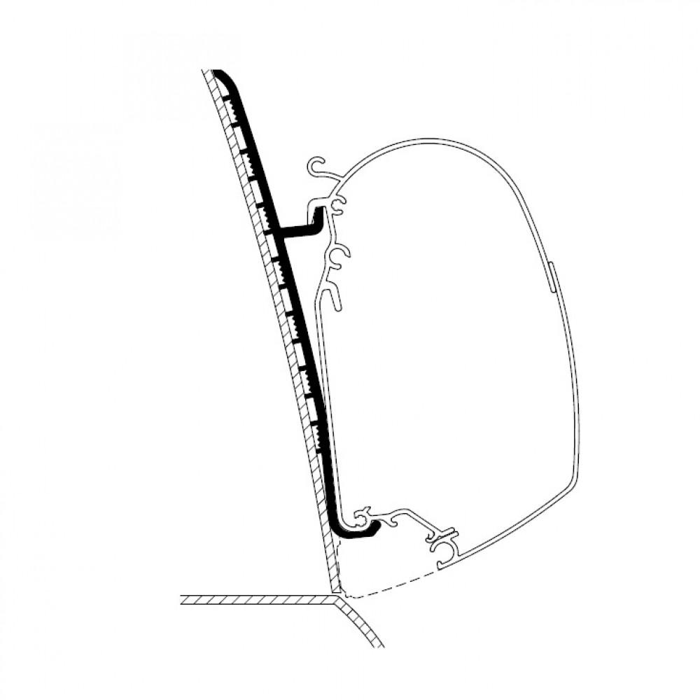 Thule Renault Master H3 High Roof Adapter