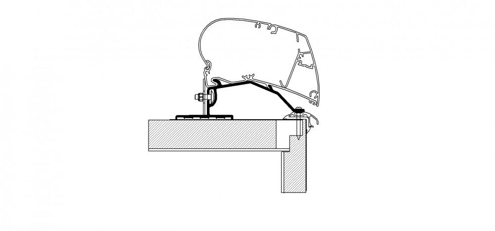 Thule Caravan Roof Adapter 500