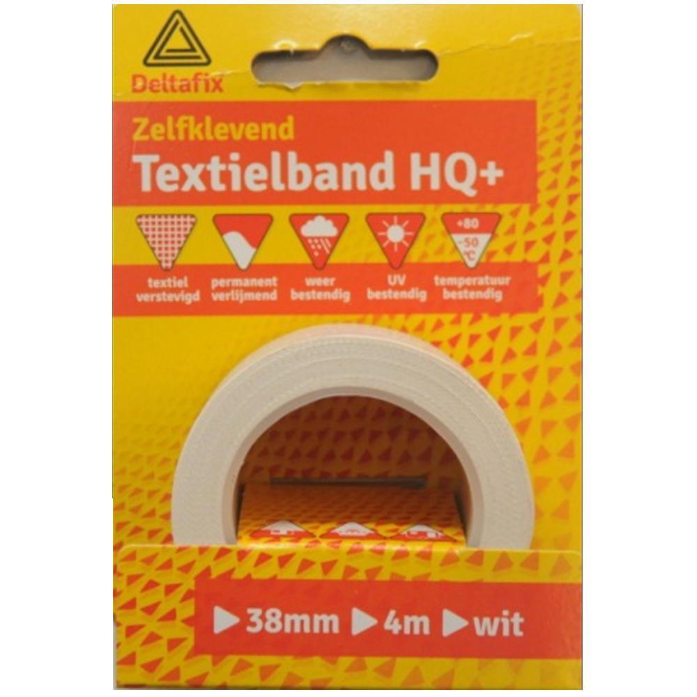 Textielband HQ+ 4mx38mm Wit