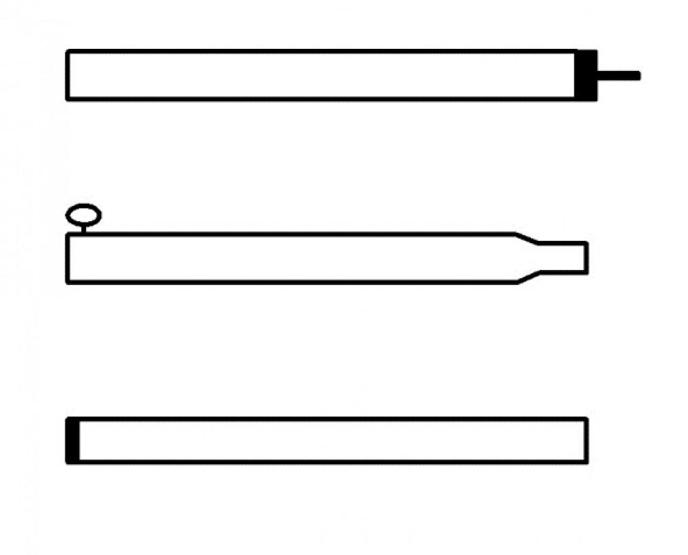 Campking tentstok 22/19 mm 180-250 cm Basic