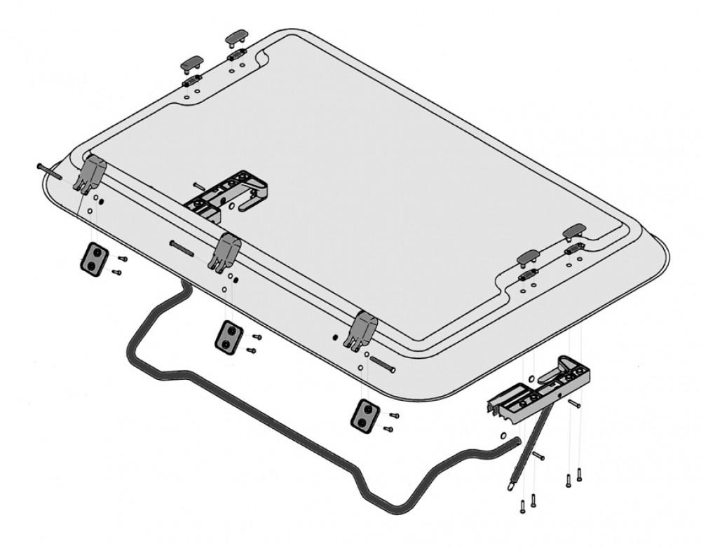 Dometic Heki 2 Glaskoepel