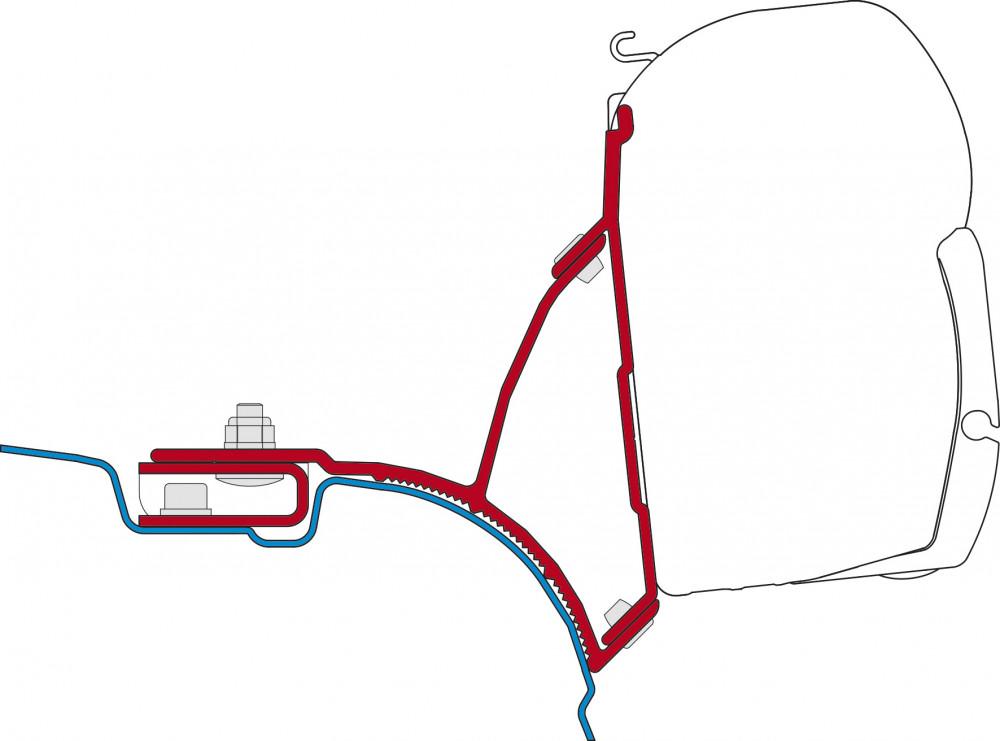 Fiamma VW T5/T6 Multivan Transporter Kit H1-L1 >2003 F45