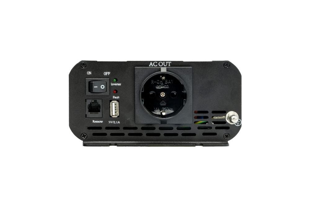Pure Sinus Omvormer 600W 12V-230V