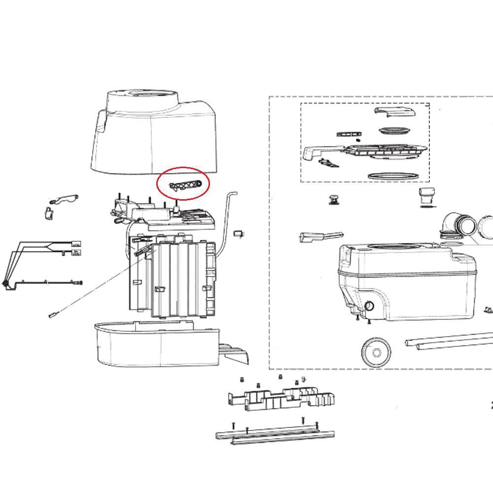 Dometic CT3050 Hendel Zekering Cassette