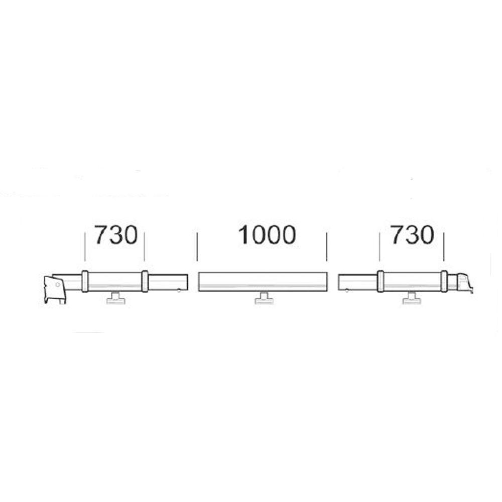 Thule Clamping Profile 8000 2,75 Rechts
