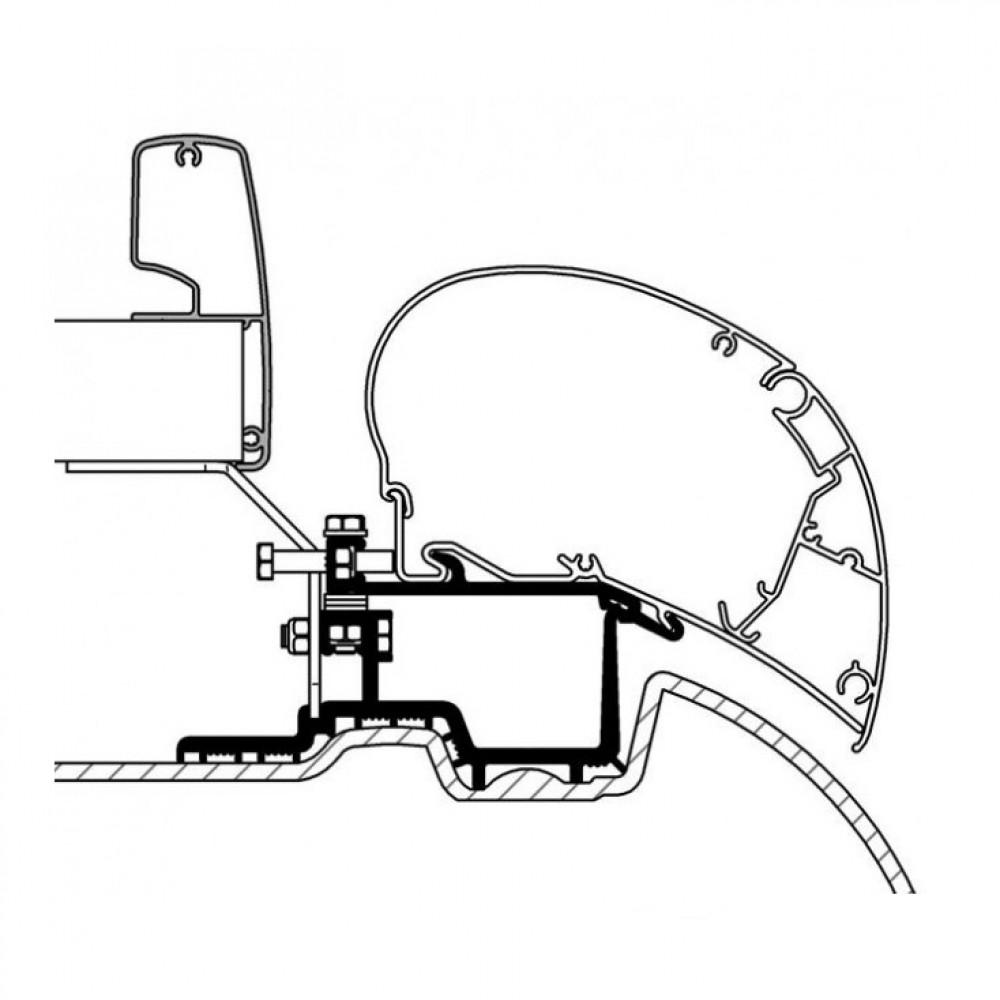 Thule optioneel roof adapter Sprinter 6200