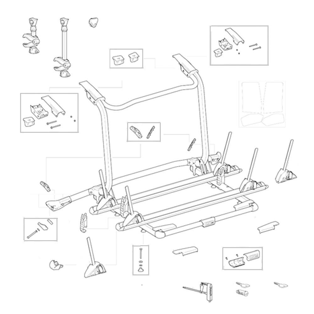 Thule WanderWay Lower Bracket