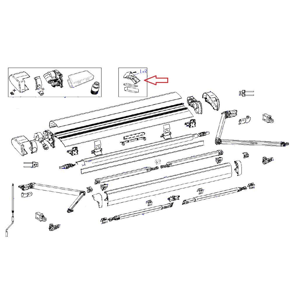 Thule 6300 Eindkap Ducato