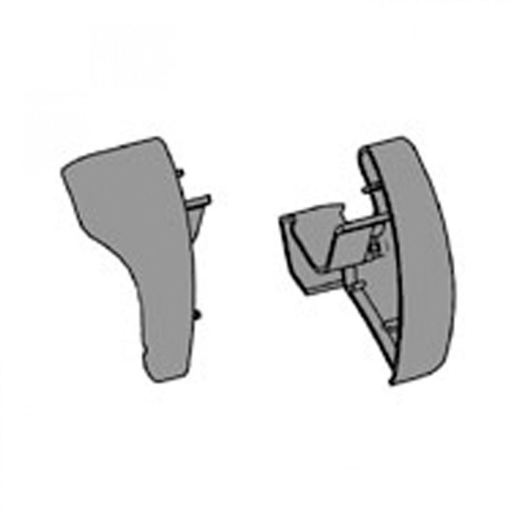 Thule Eindkap LH+RH Lead rail 6900 alu
