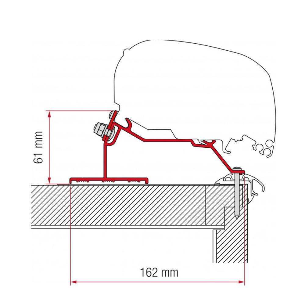 Fiamma Caravan Roof Adapter 320 F65/F80