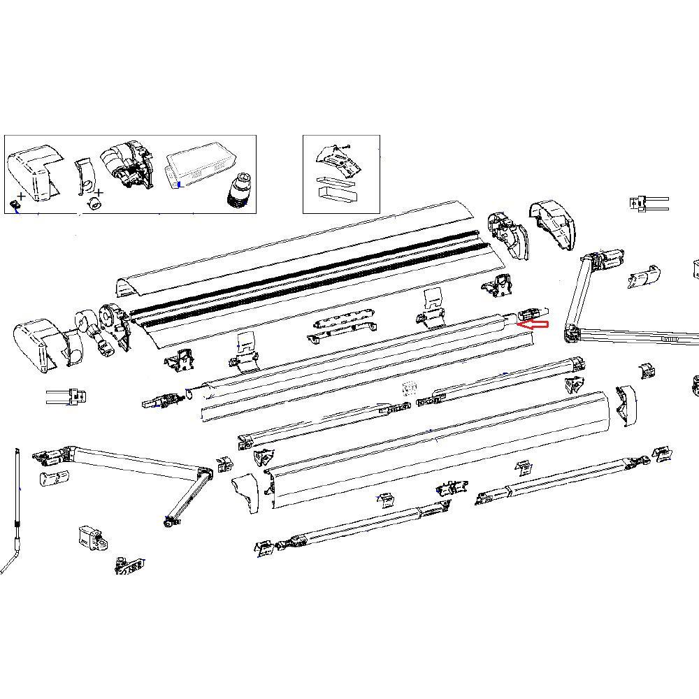 Thule 6300 3.75 Roller Tube D=30mm