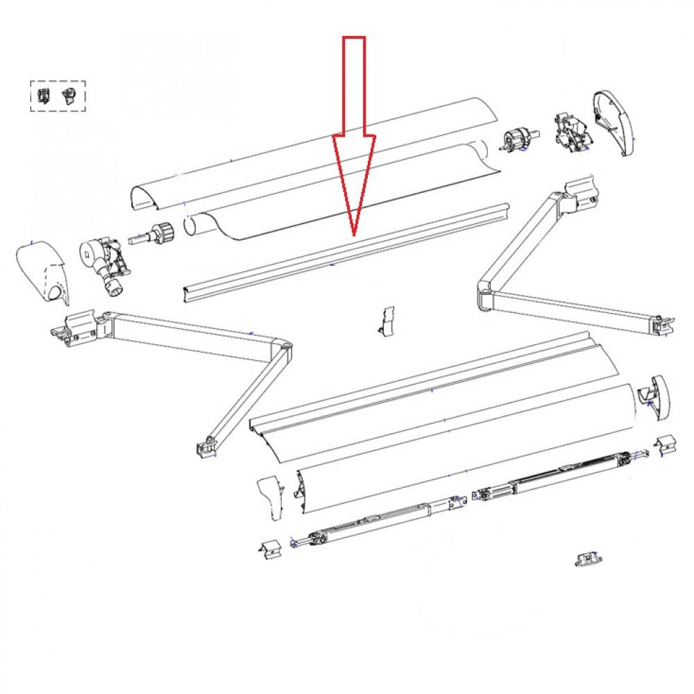 Thule support roller tube 6200 3,75m