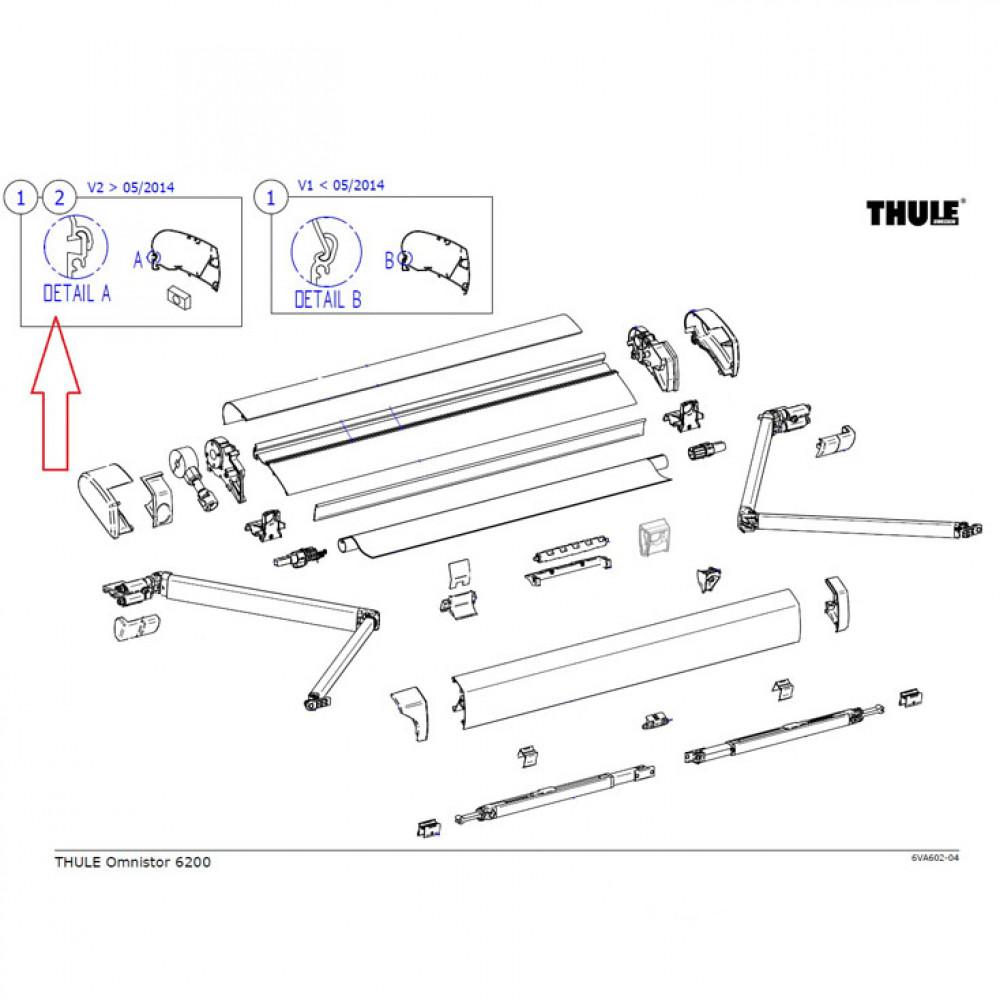 Thule coverhousing 6200 3,75 wh V1