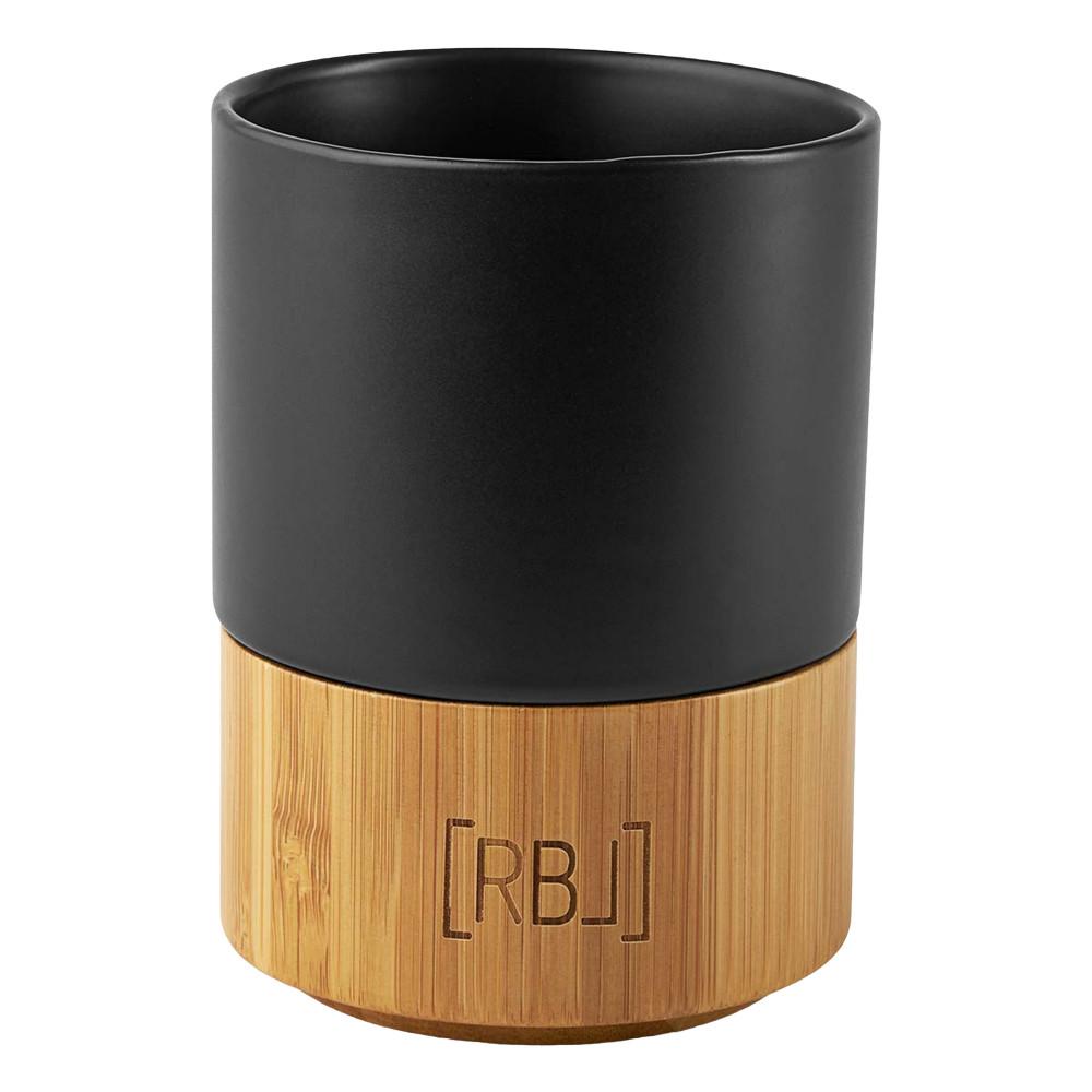 RBL Koffiemok 200ml Bamboe/Zwart