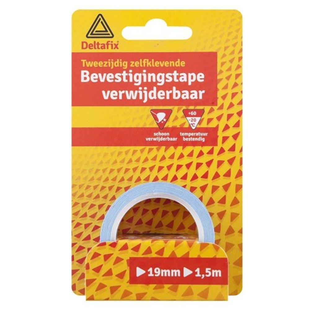 Deltafix Verwijderbaar 1.5mx19mm Wit