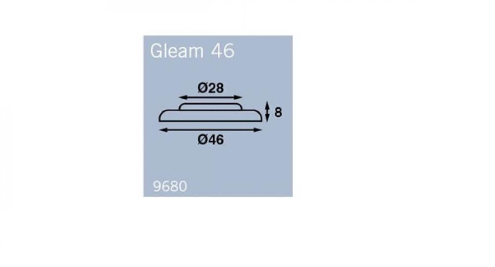 Frilight Opbouwspot Glean 46 LED Chroom