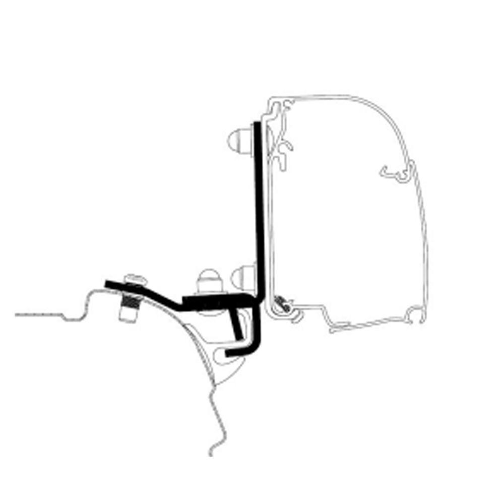 Thule VW T5/T6 Minivan Brandrup Top-Rail G2 Adapter 4200