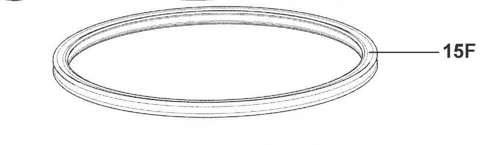 Afdichter cassettte zwart 2426012965