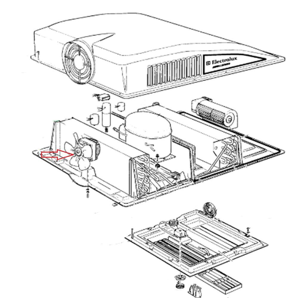 Dometic B1300 Proppellor pomp