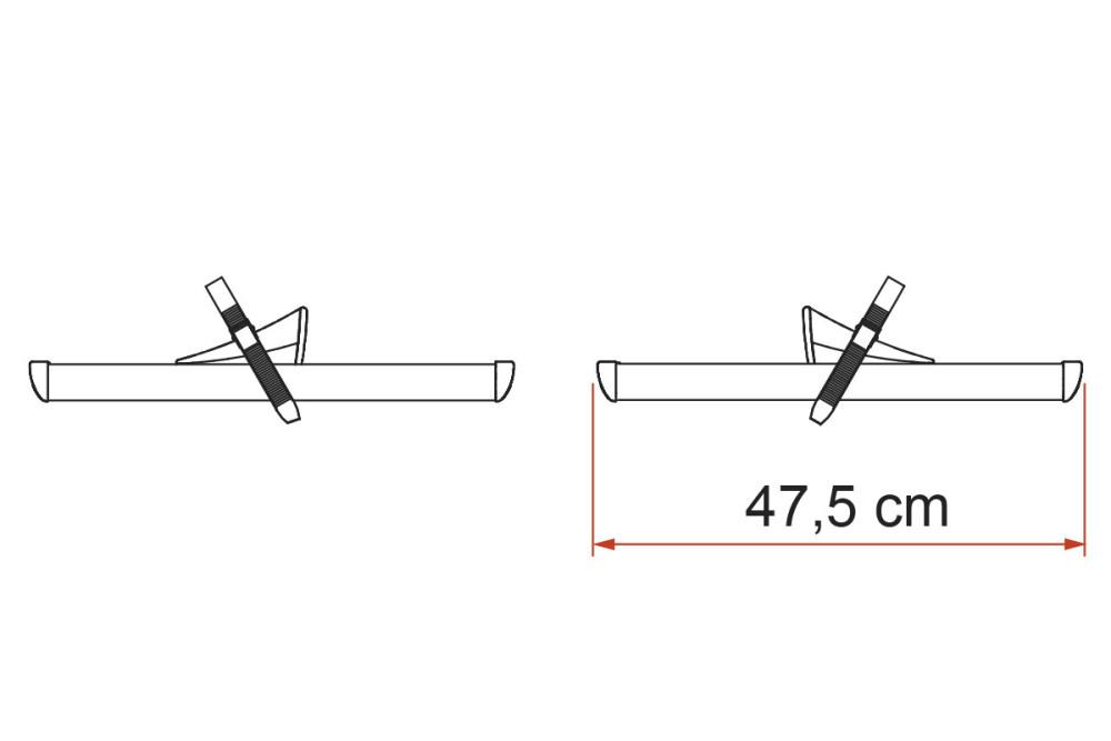 Fiamma Kit Rail Premium 48