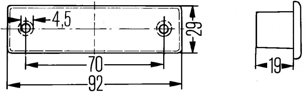 Hella Kentekenverlichting Inbouw