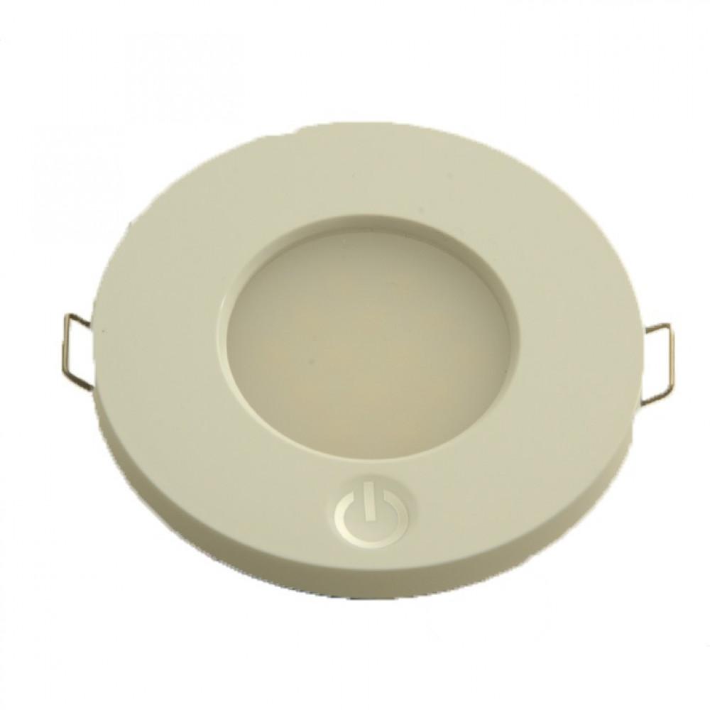 LED Inbouwspot Button + Schakelaar 12V 2.5W